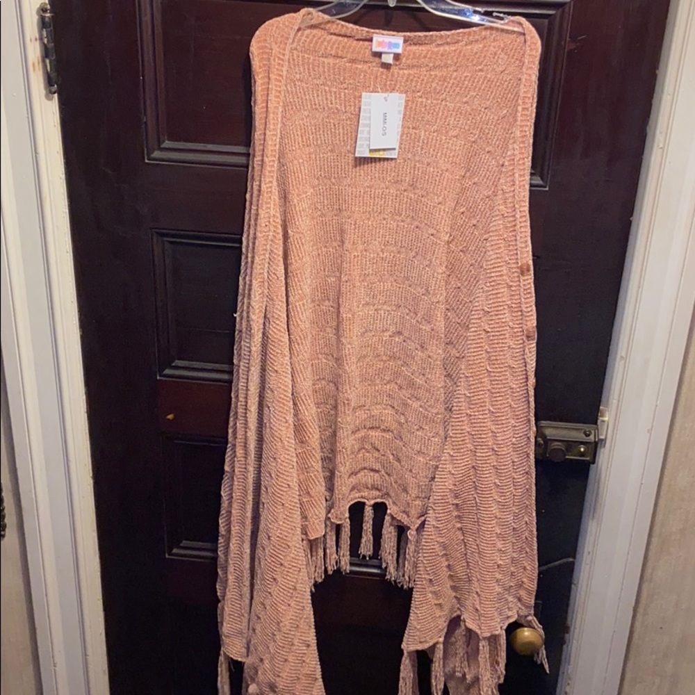 LuLaRoe Mimi Sweater Knit Wrap - Picture 4 of 5